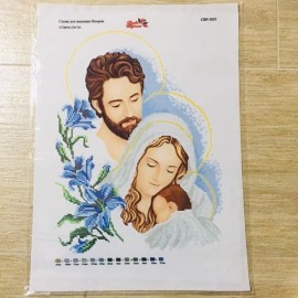 Свята Родина з синіми лілеями 